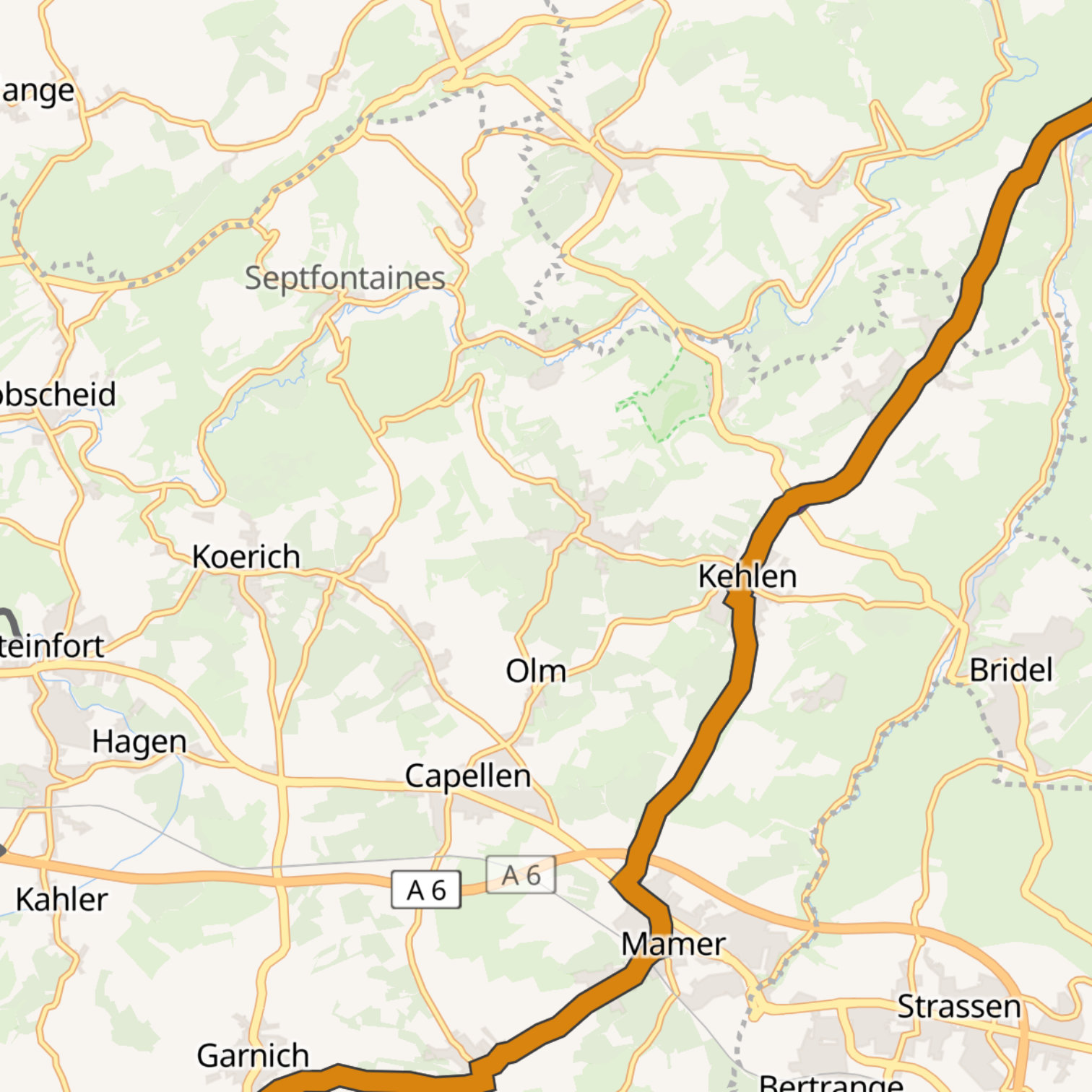 Map itinerary