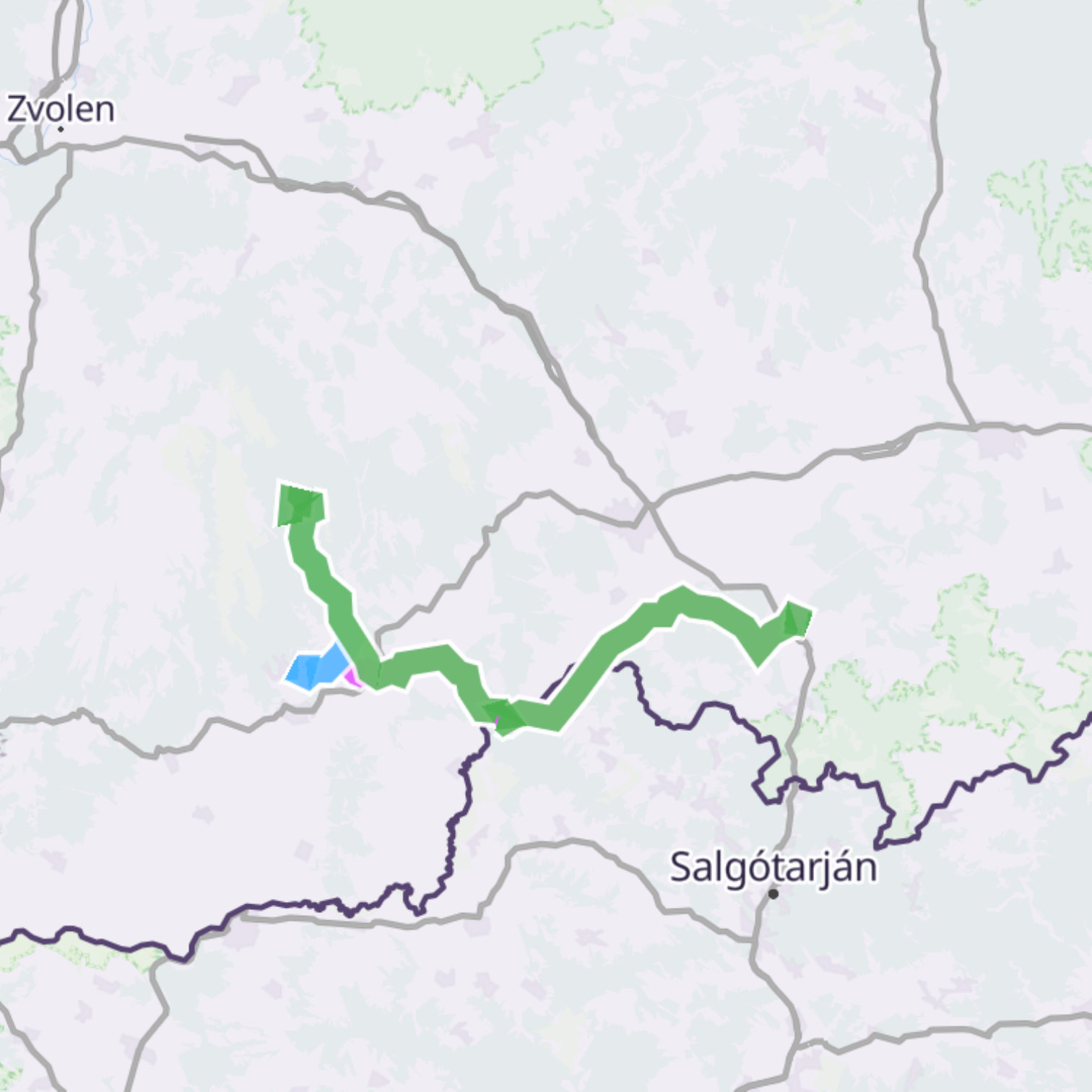 Map itinerary