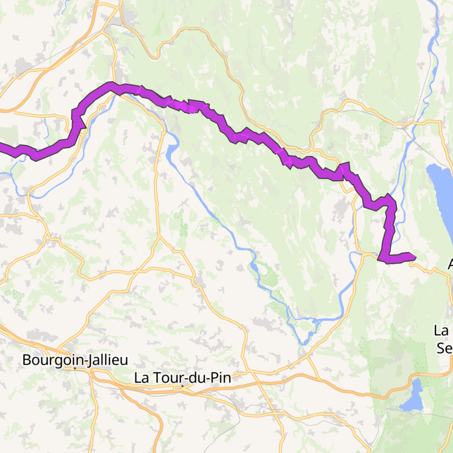 Map itinerary