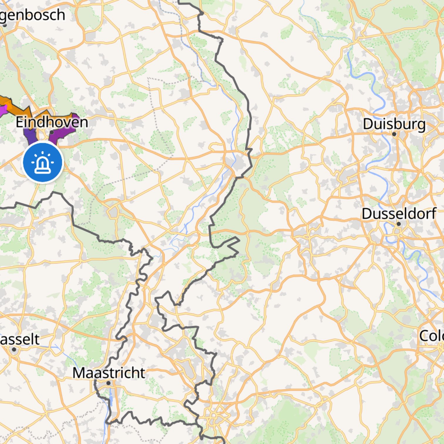 Map itinerary