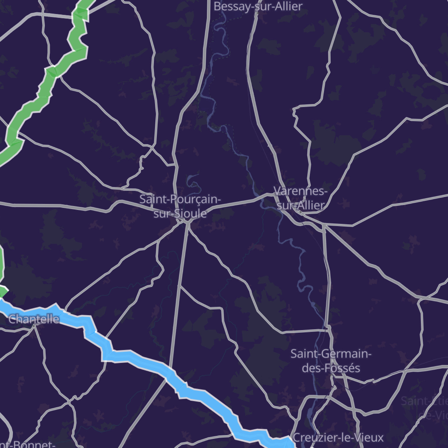 Map itinerary