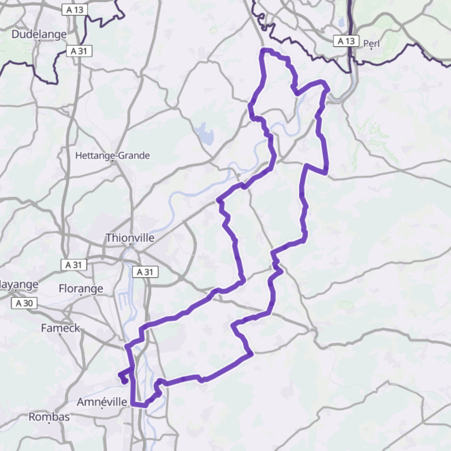 Map itinerary