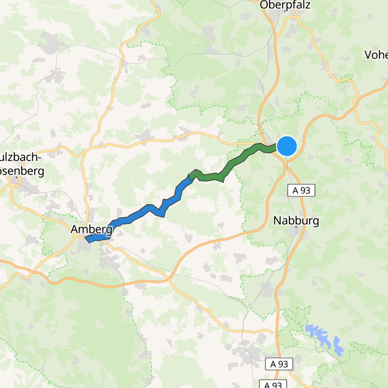 Map itinerary