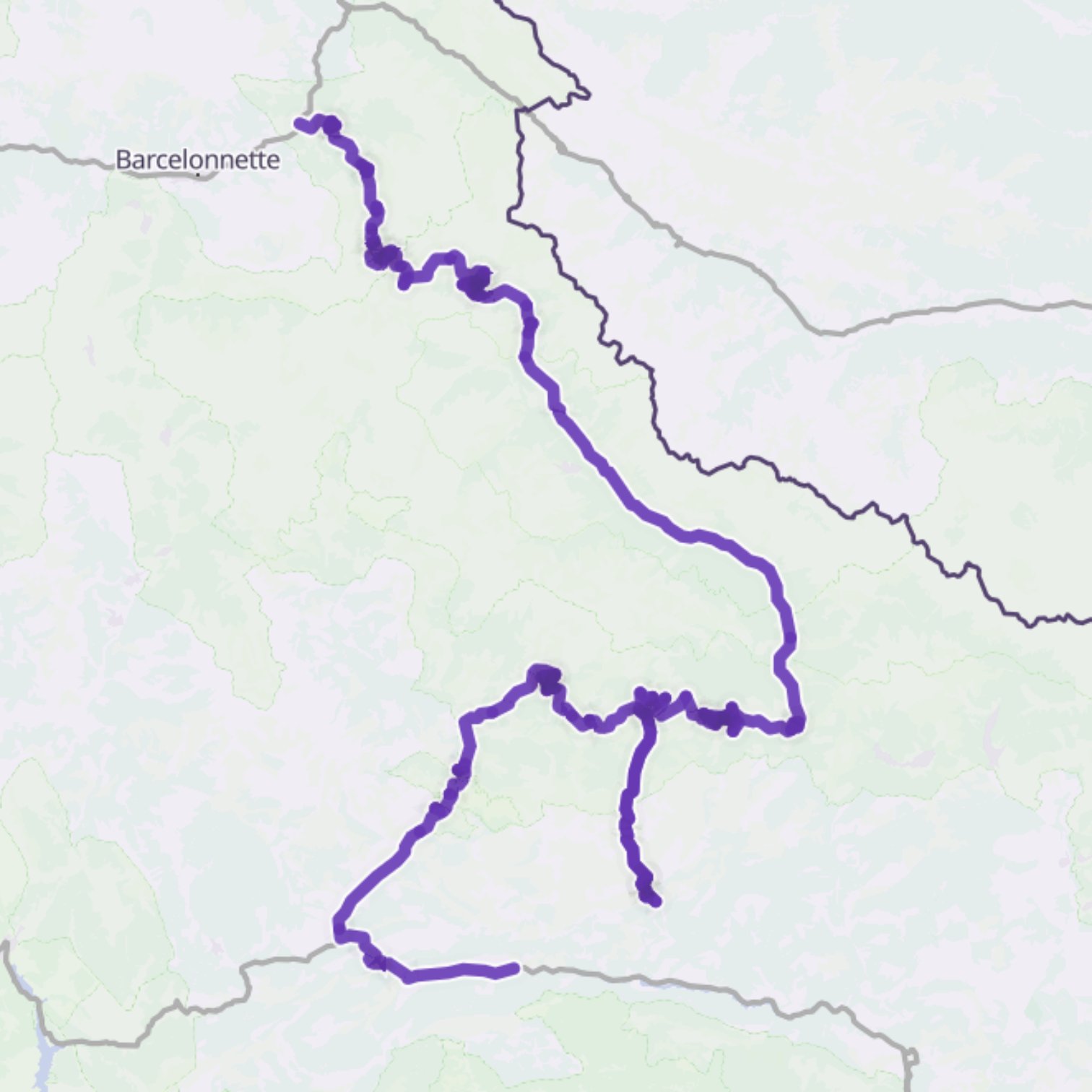 Map itinerary