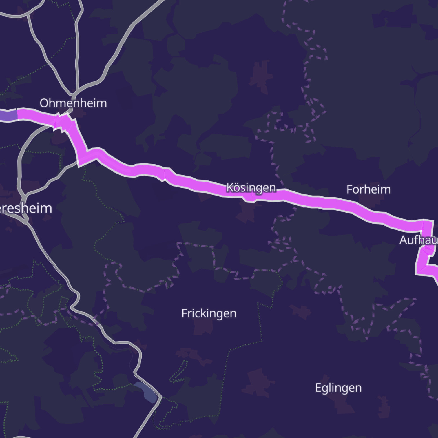 Map itinerary