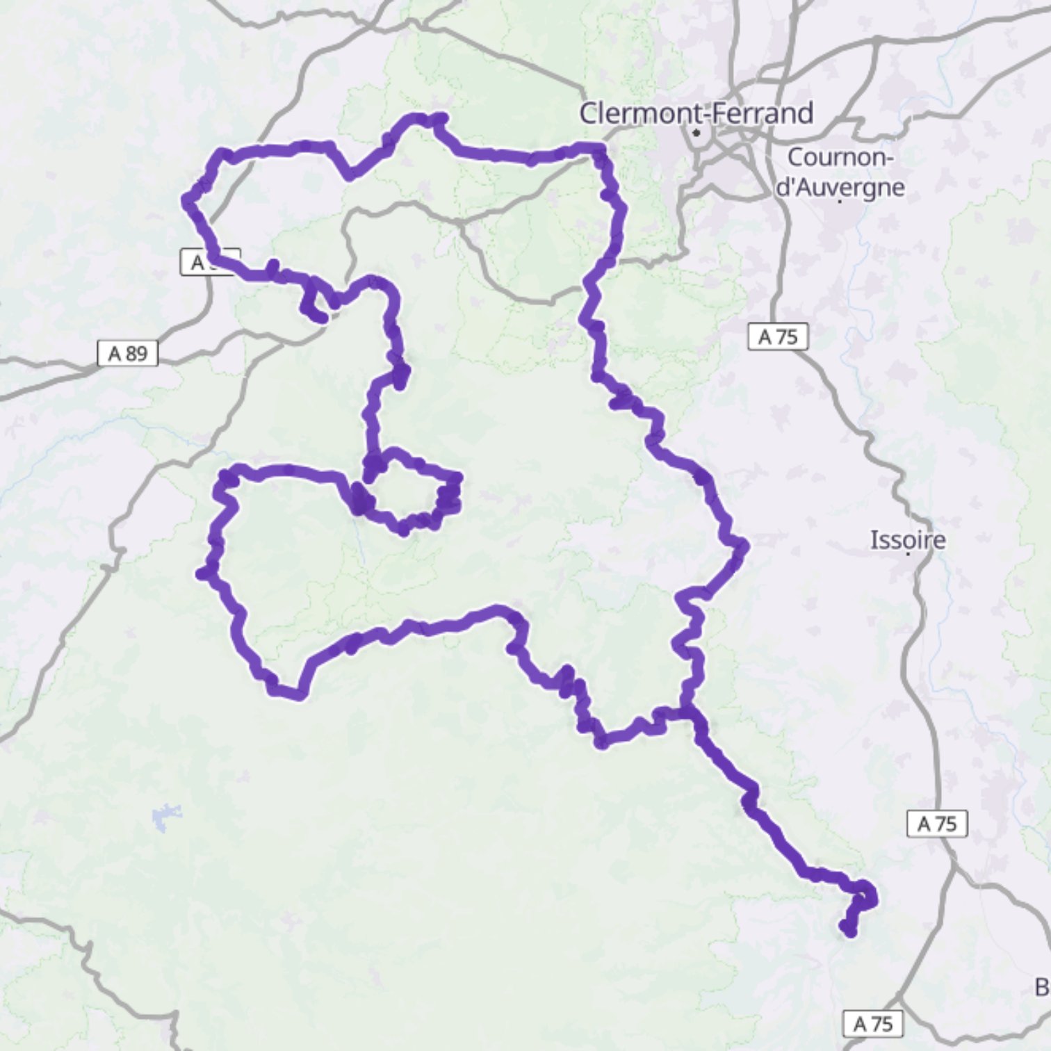 Map itinerary