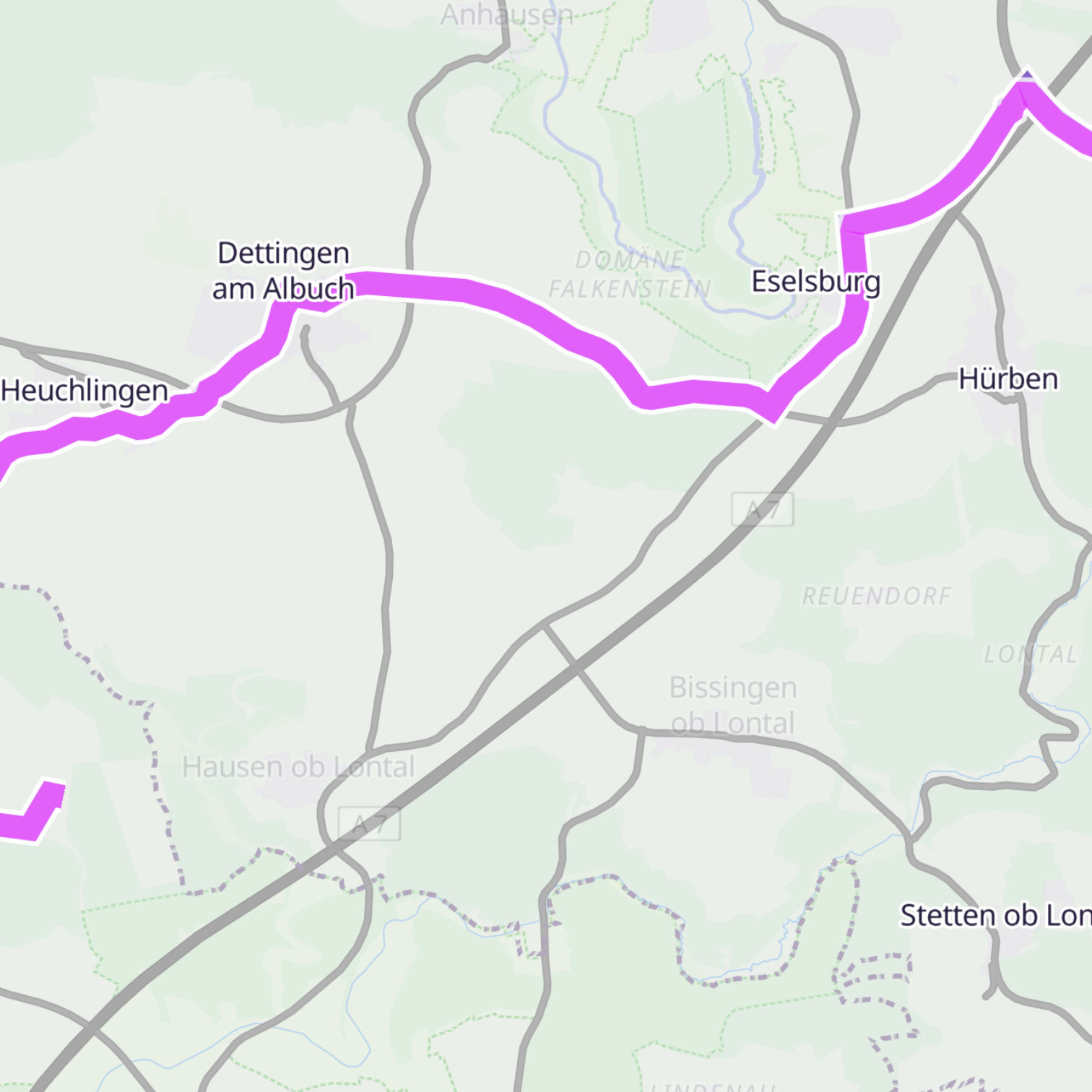 Map itinerary