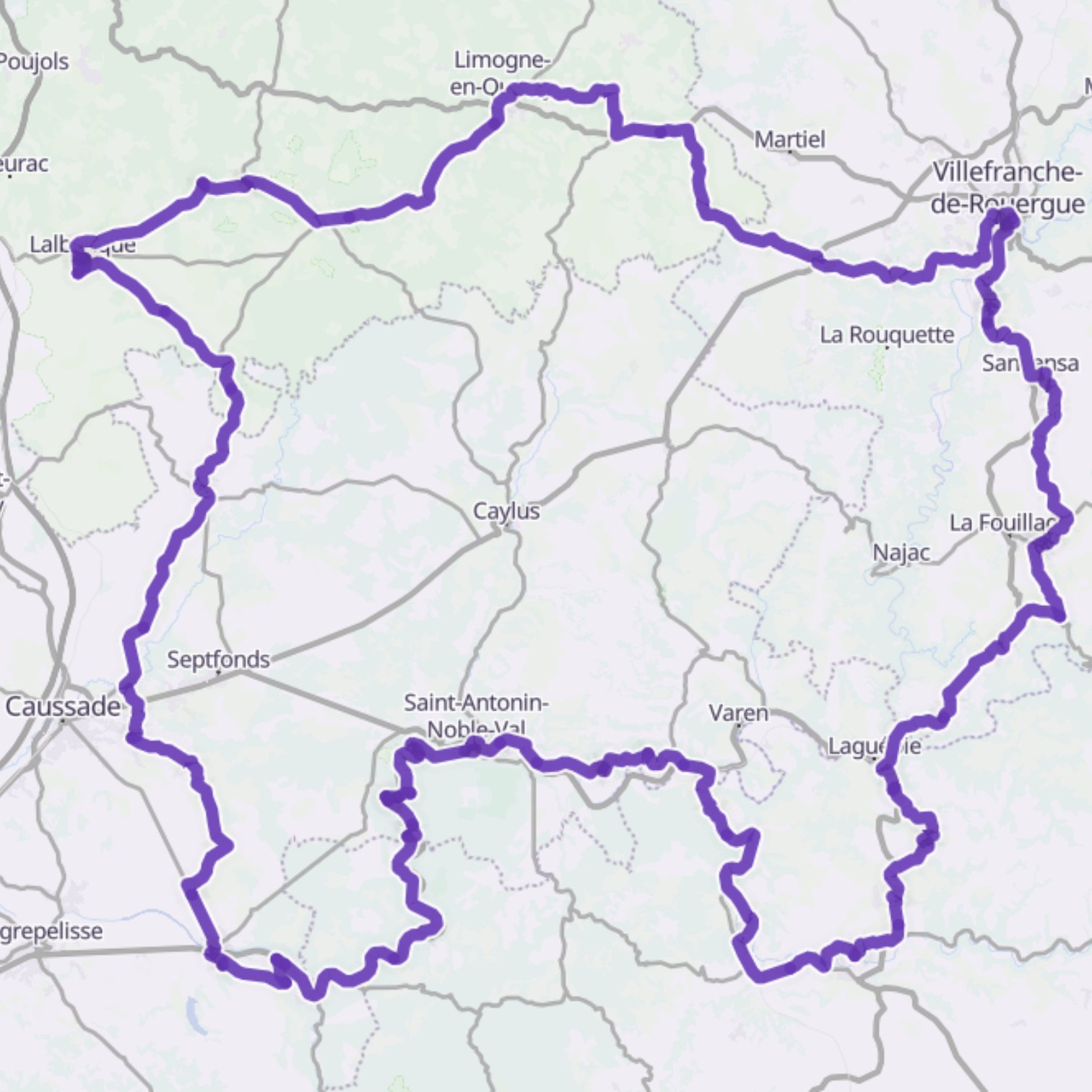 Map itinerary