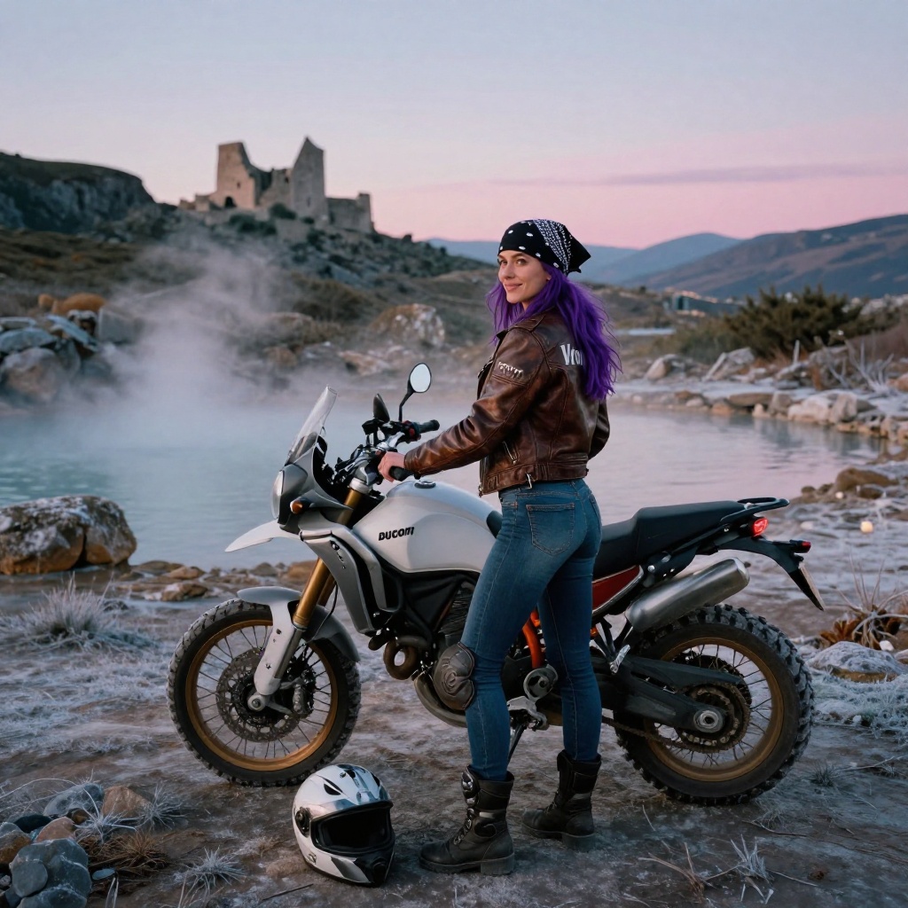 Bulles Thermales du Pays Cathare à Moto