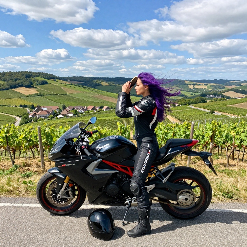 Découverte de la Montagne de Reims à Moto