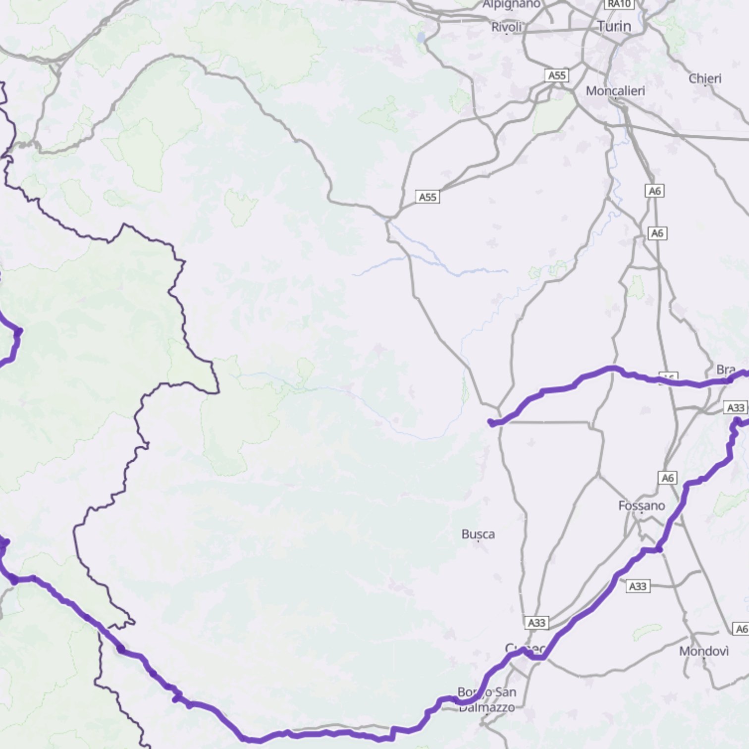 Map itinerary