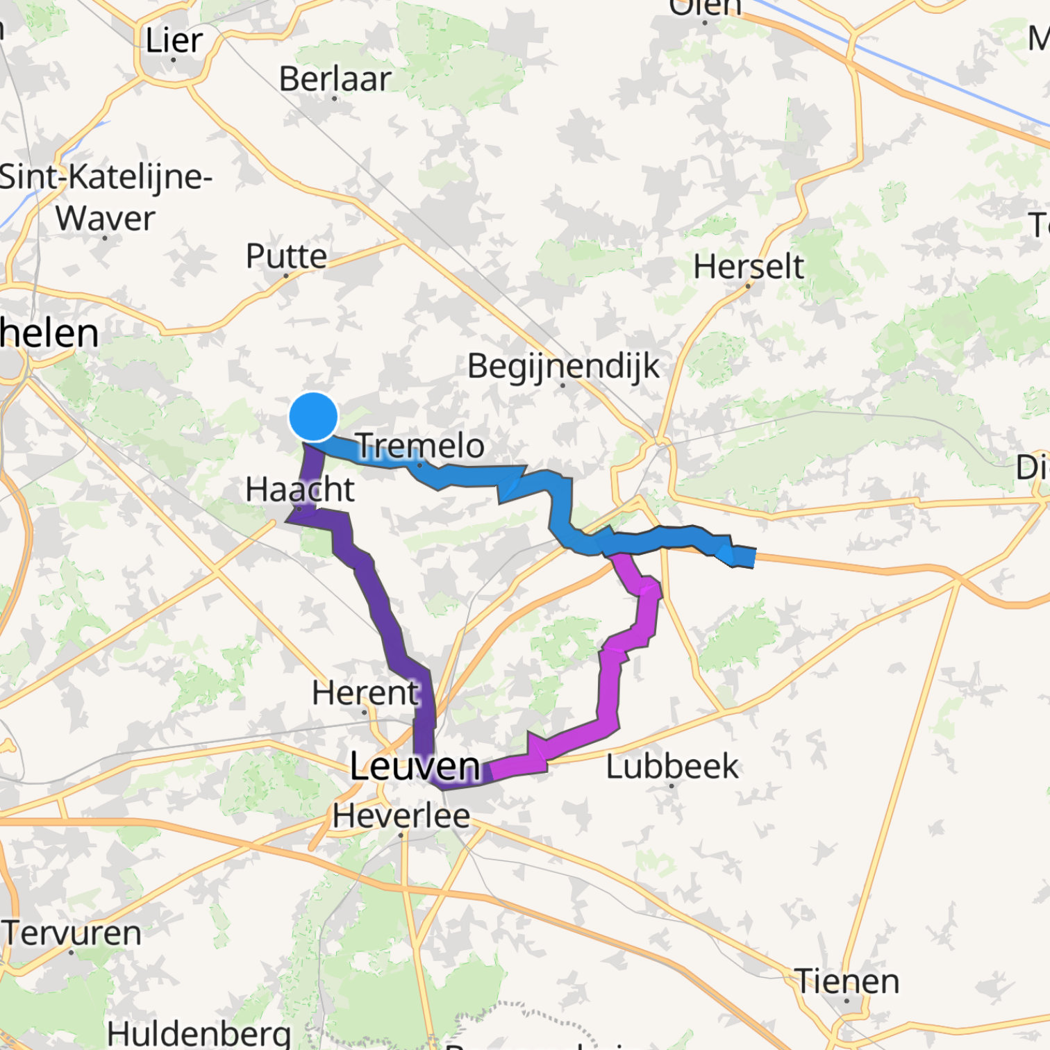 Map itinerary