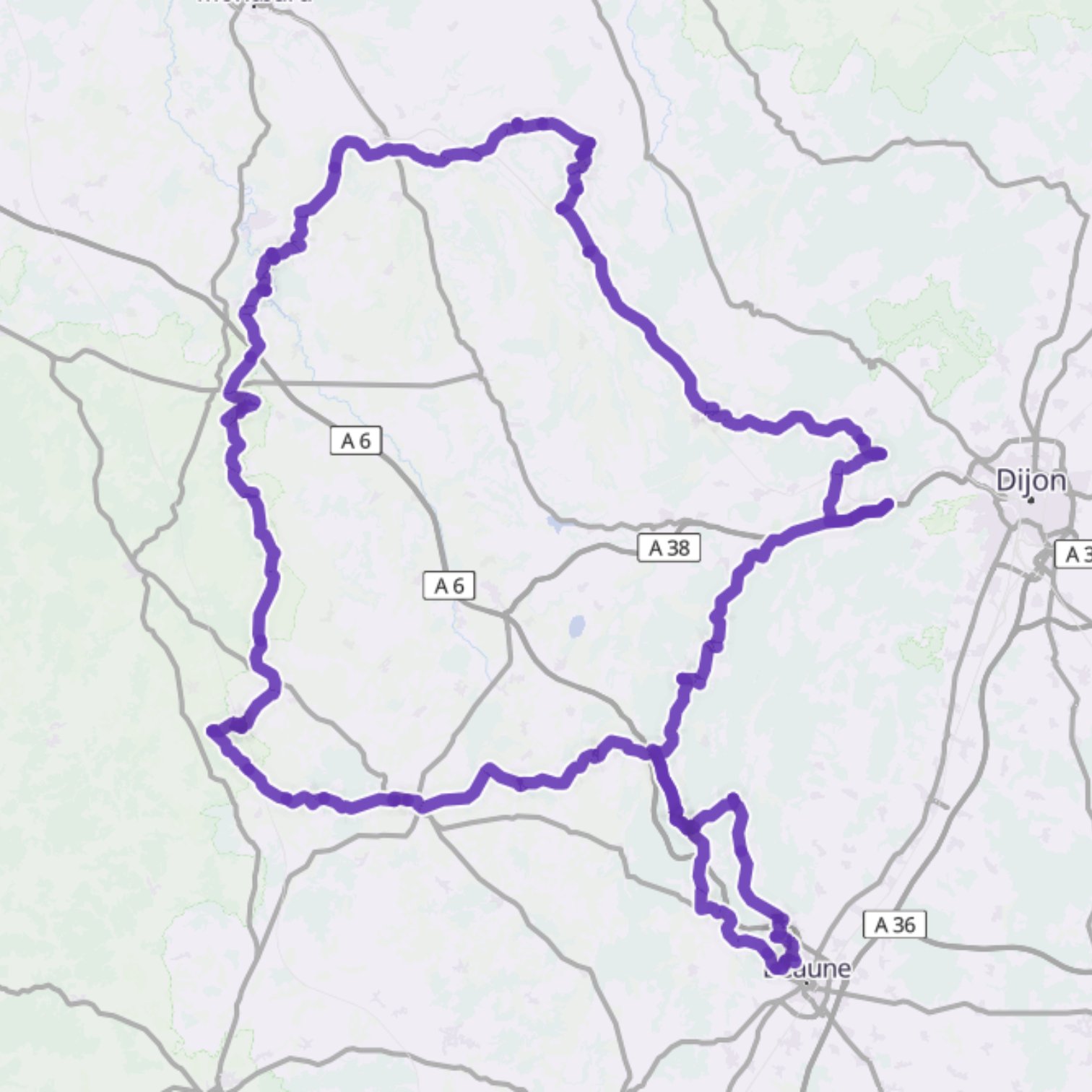 Map itinerary