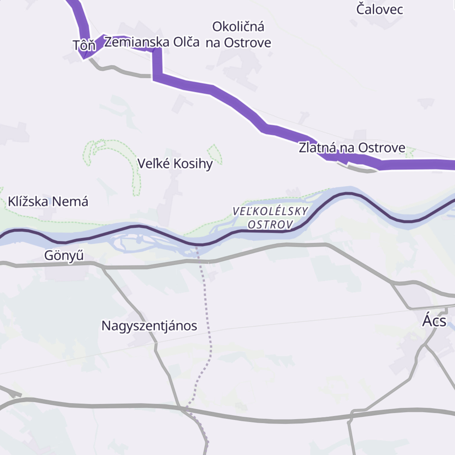 Map itinerary