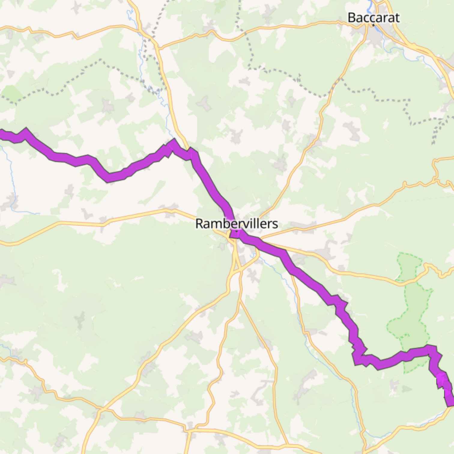Map itinerary