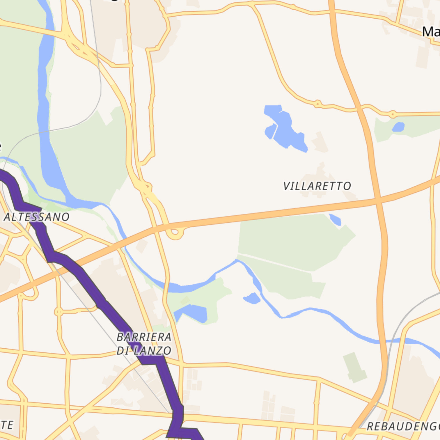 Map itinerary