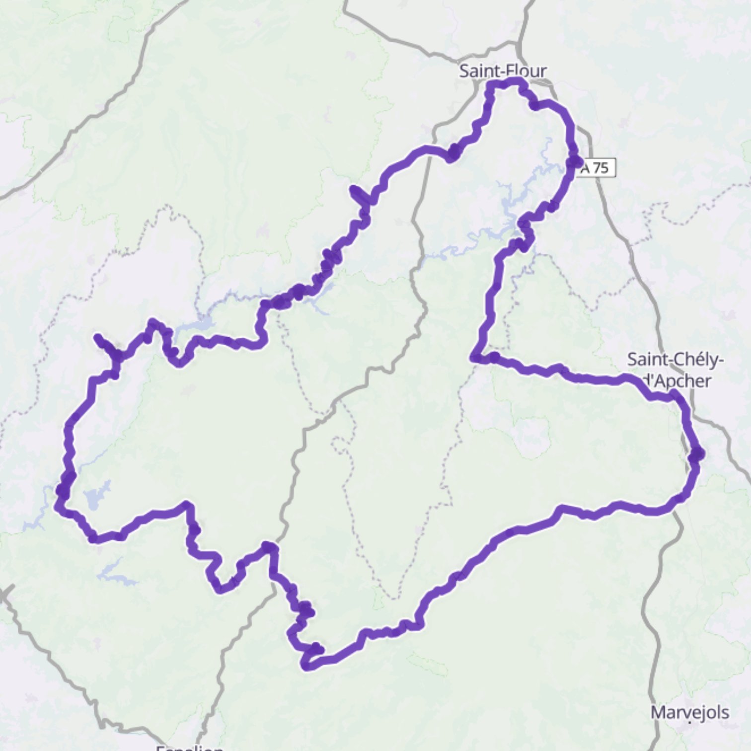 Map itinerary