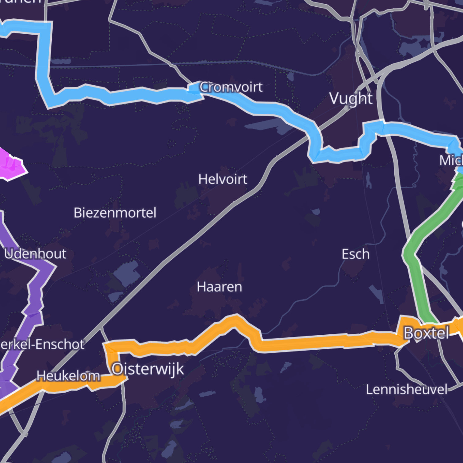 Map itinerary