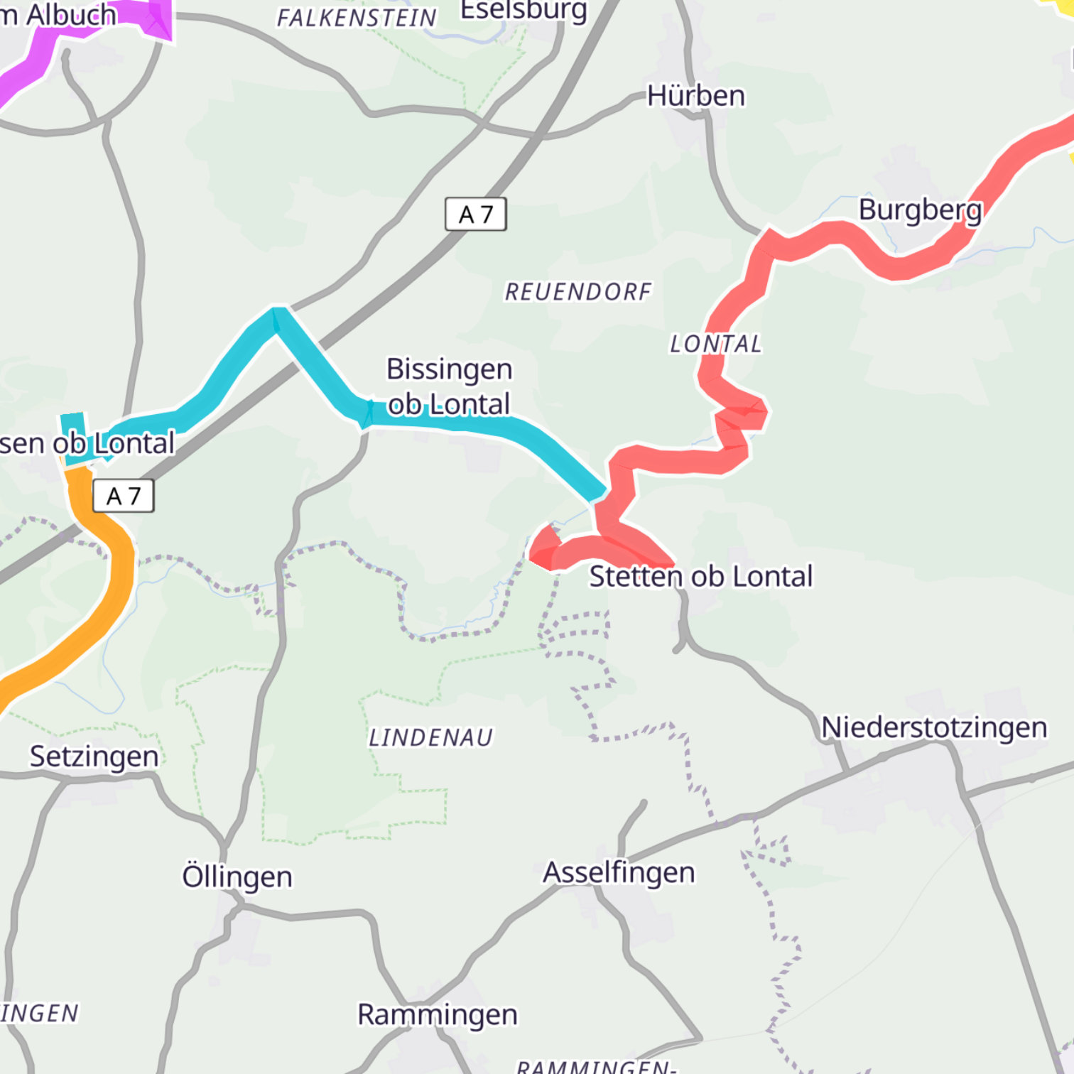 Map itinerary