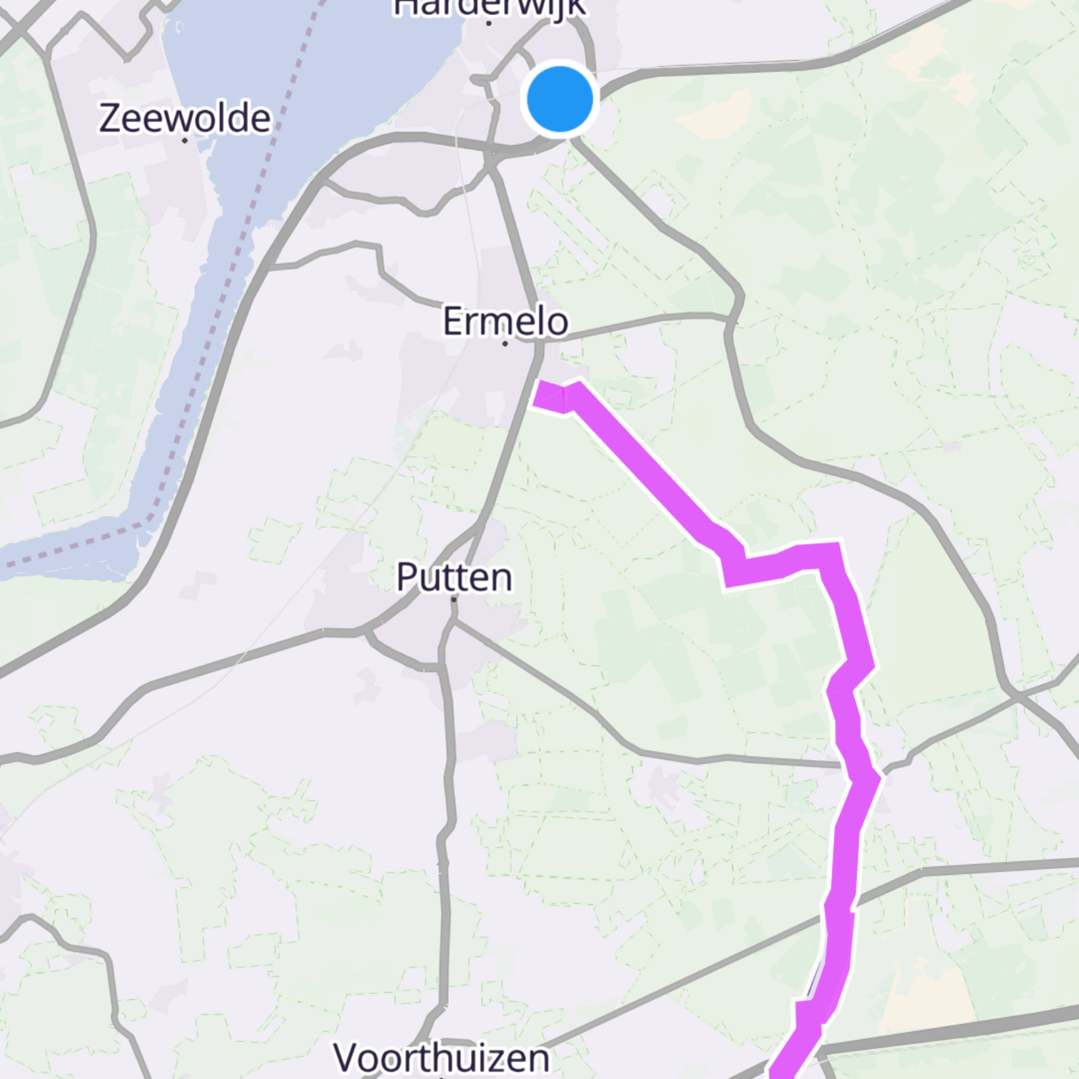 Map itinerary