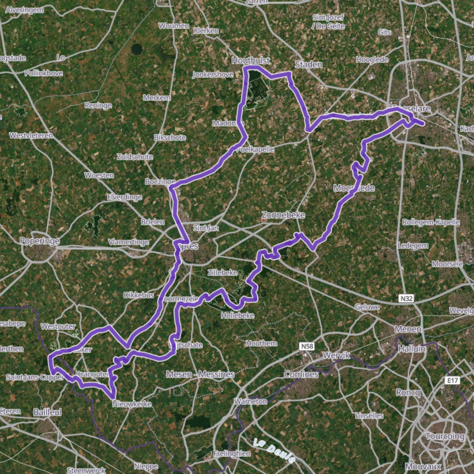 Map itinerary