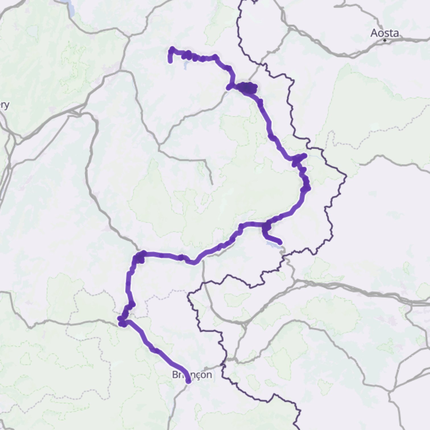Map itinerary