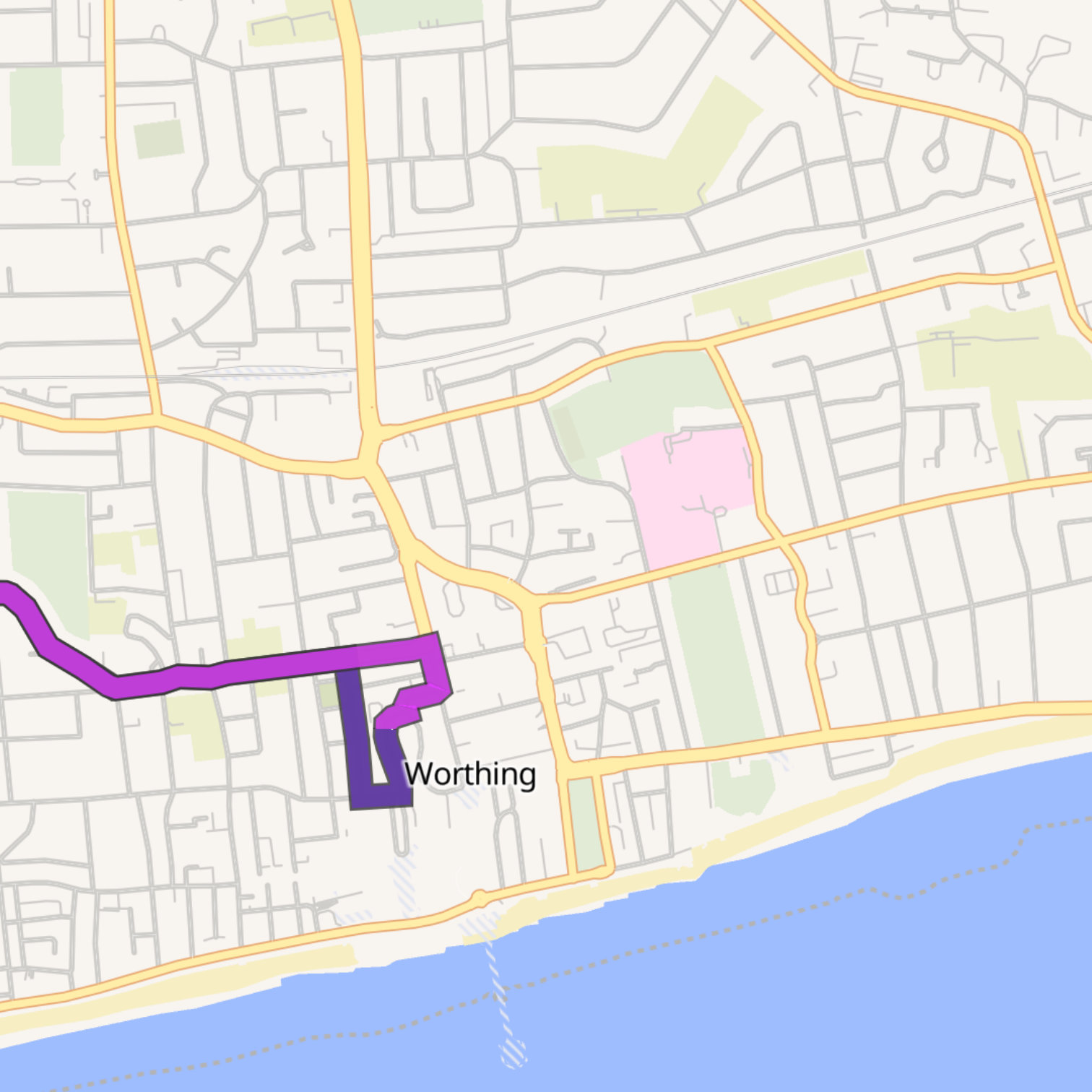 Map itinerary