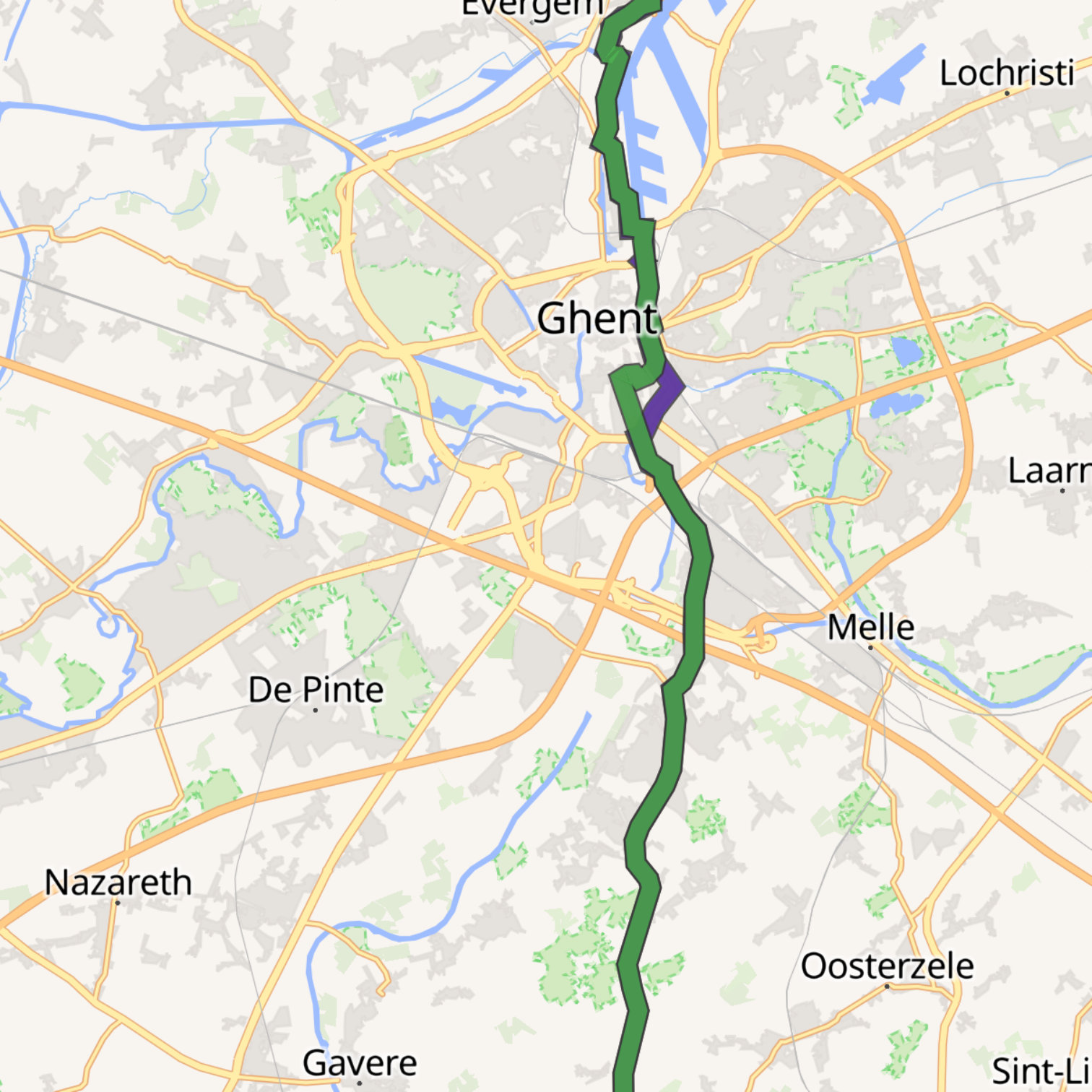 Map itinerary