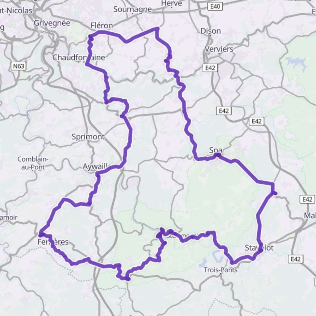 Map itinerary