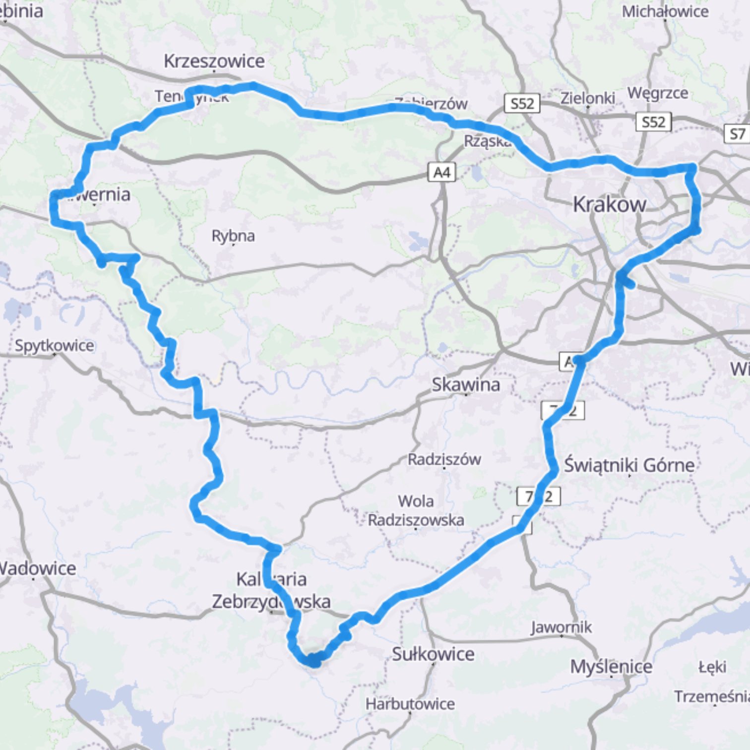 Map itinerary