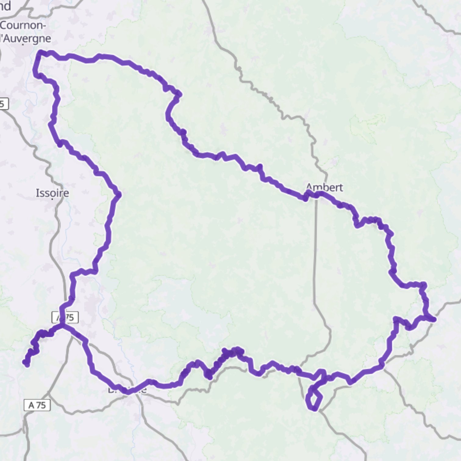 Map itinerary