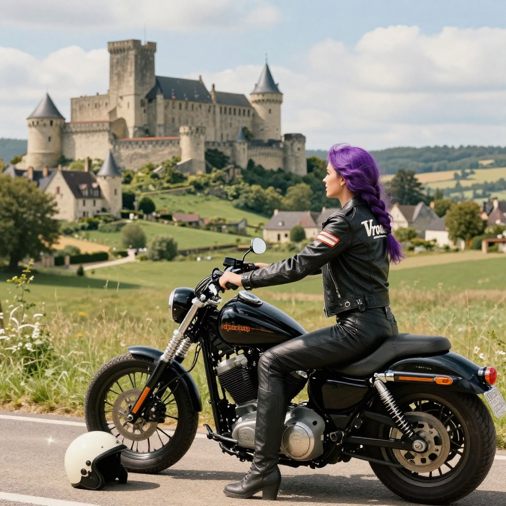 Bastides et Châteaux du Périgord en Moto