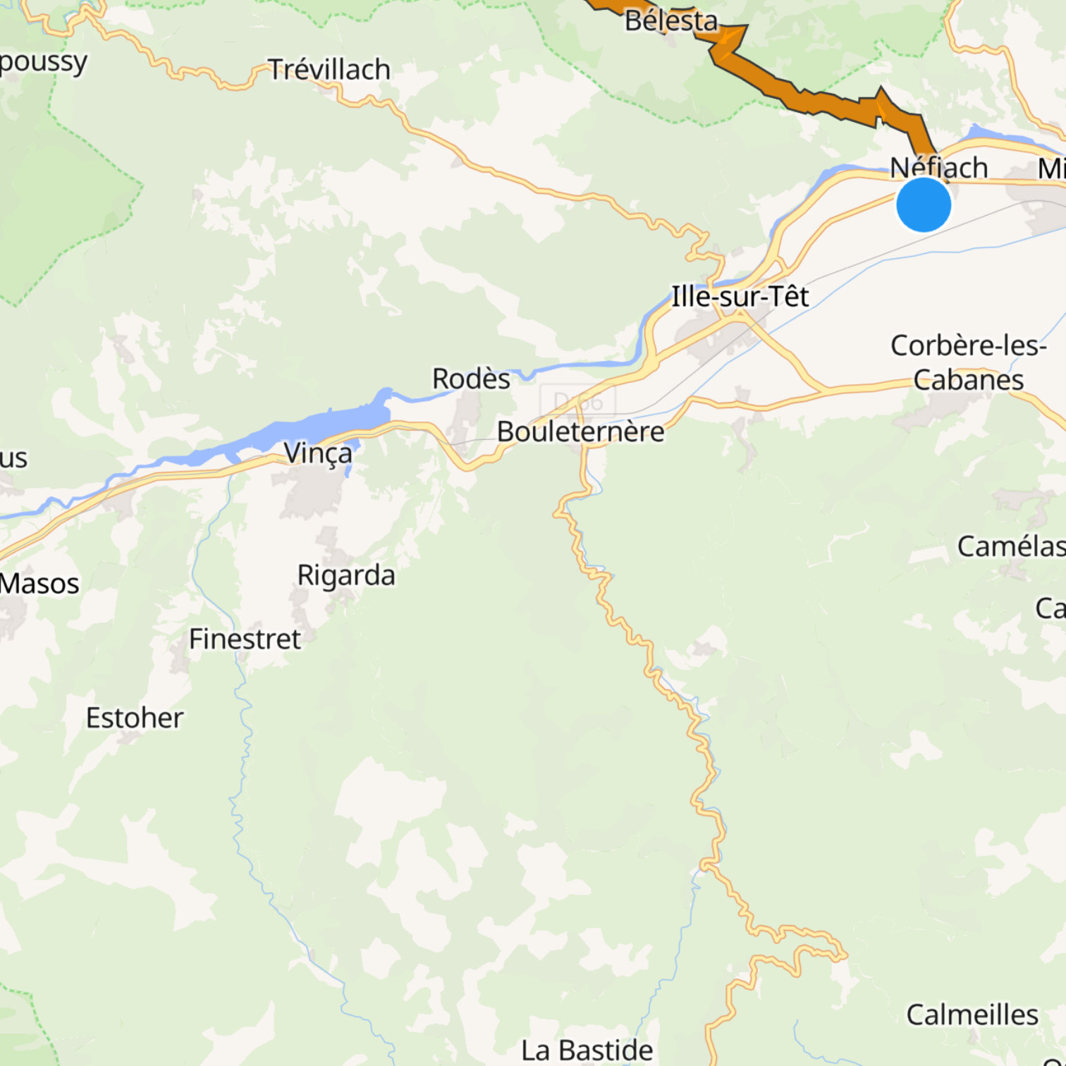 Map itinerary