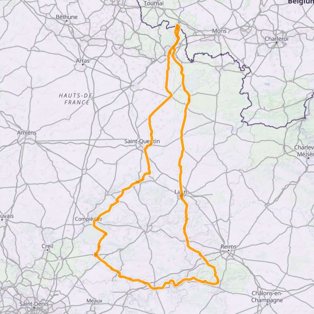 Map itinerary