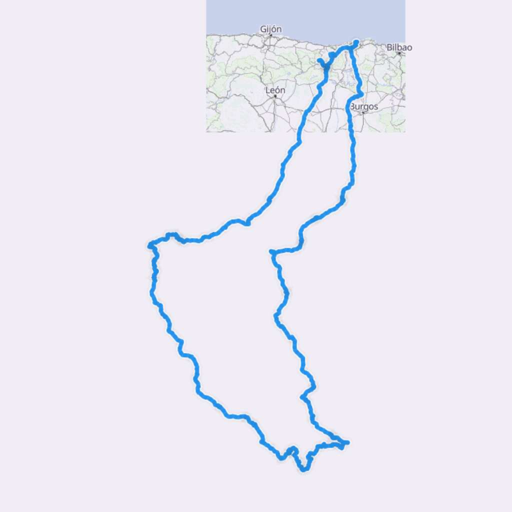 Map itinerary