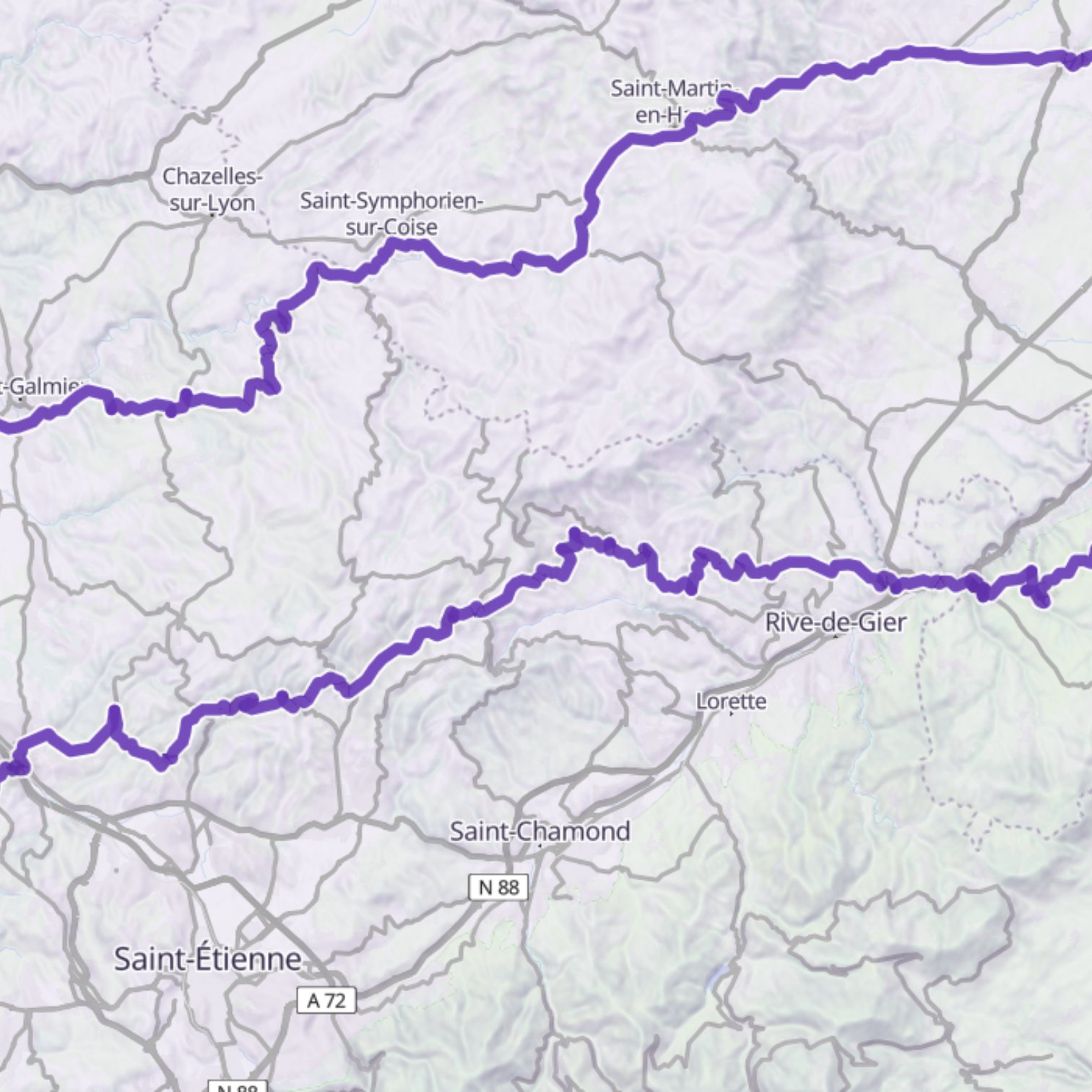 Map itinerary