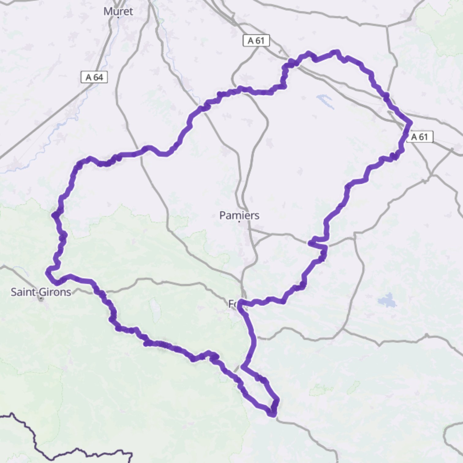 Map itinerary