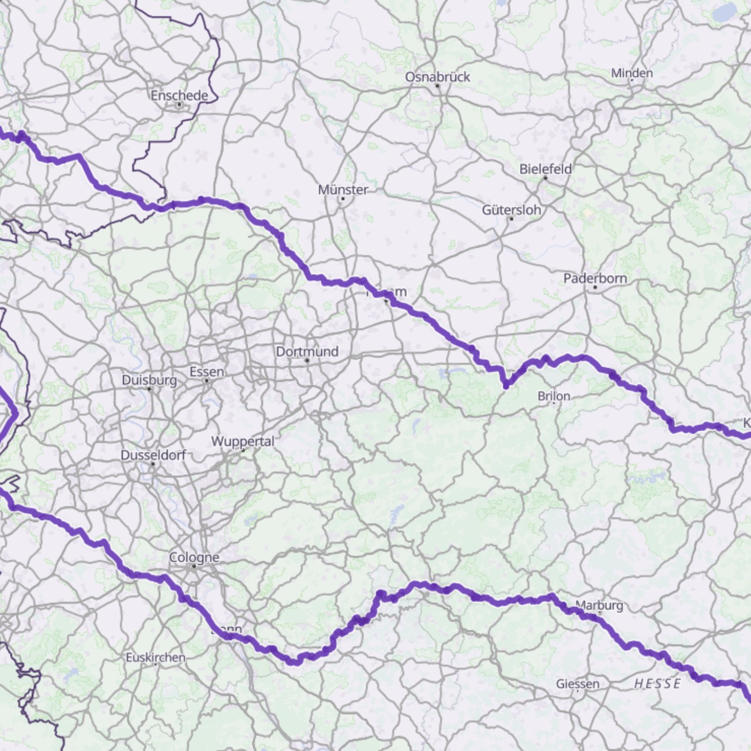 Map itinerary