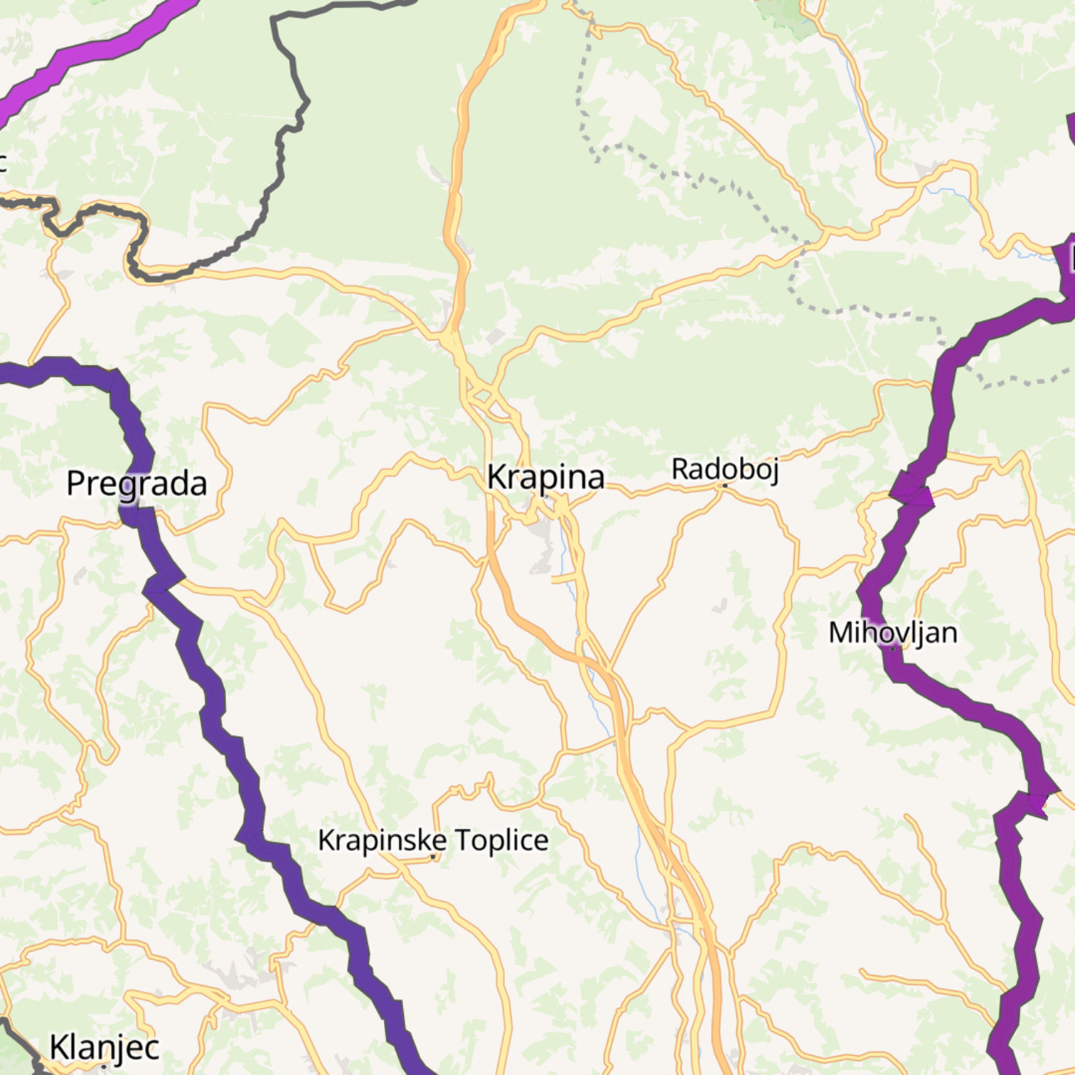 Map itinerary