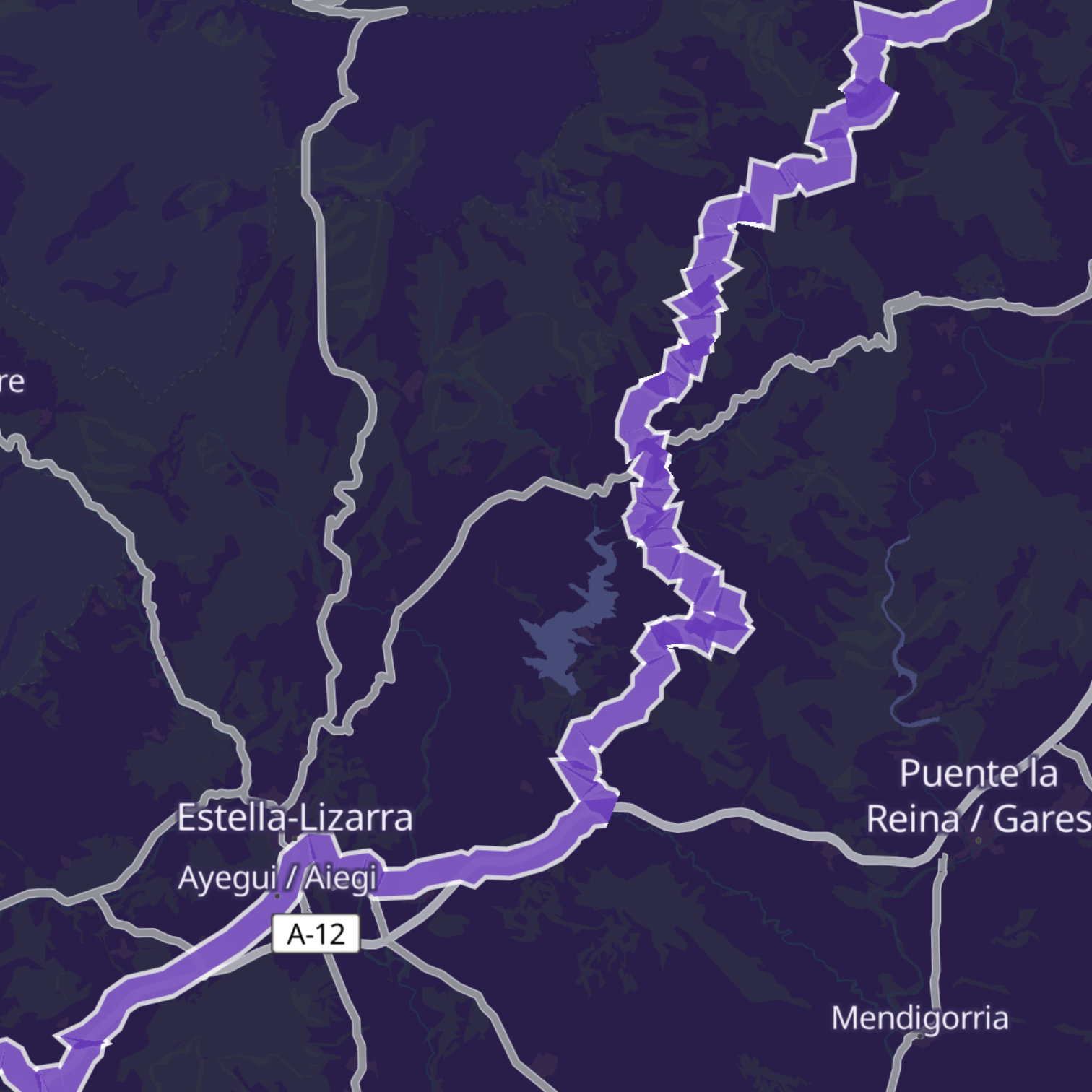 Map itinerary