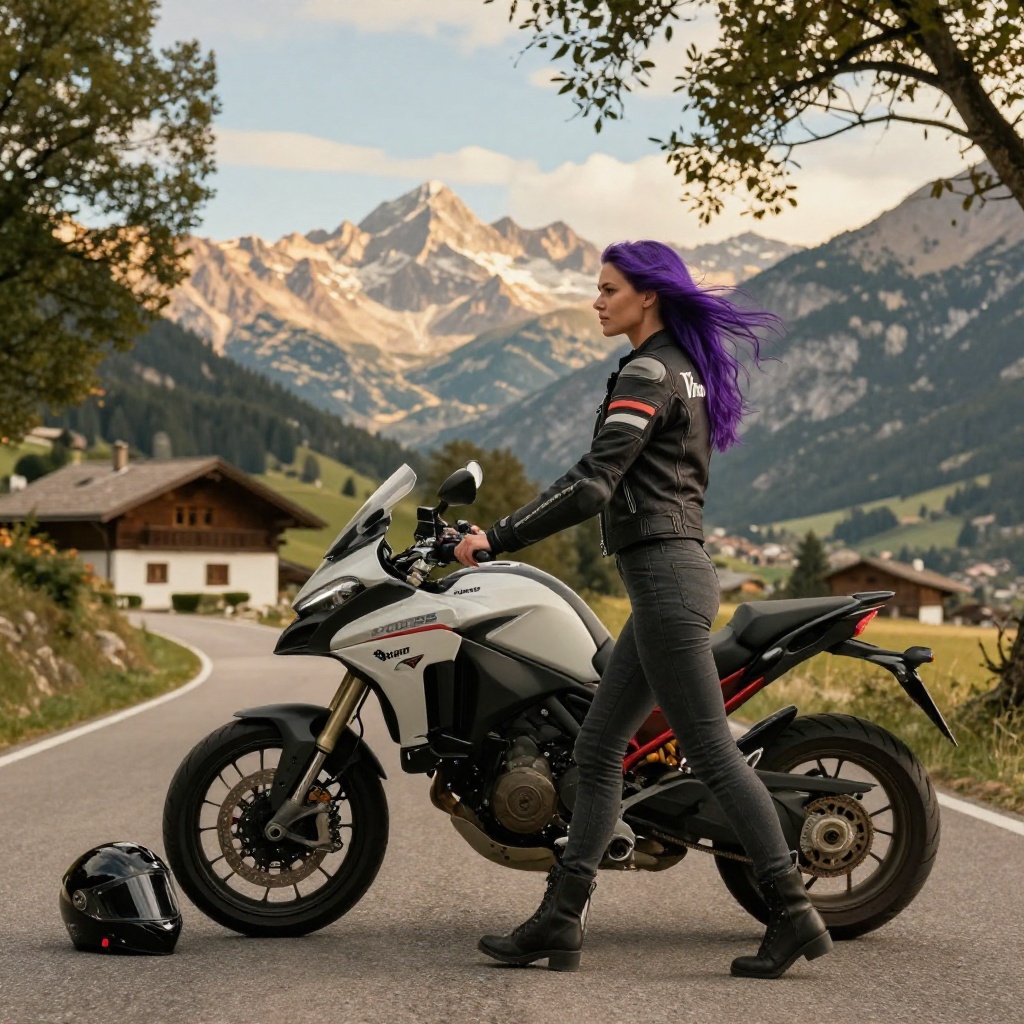 Alpenpanorama und Krapfen-Genuss