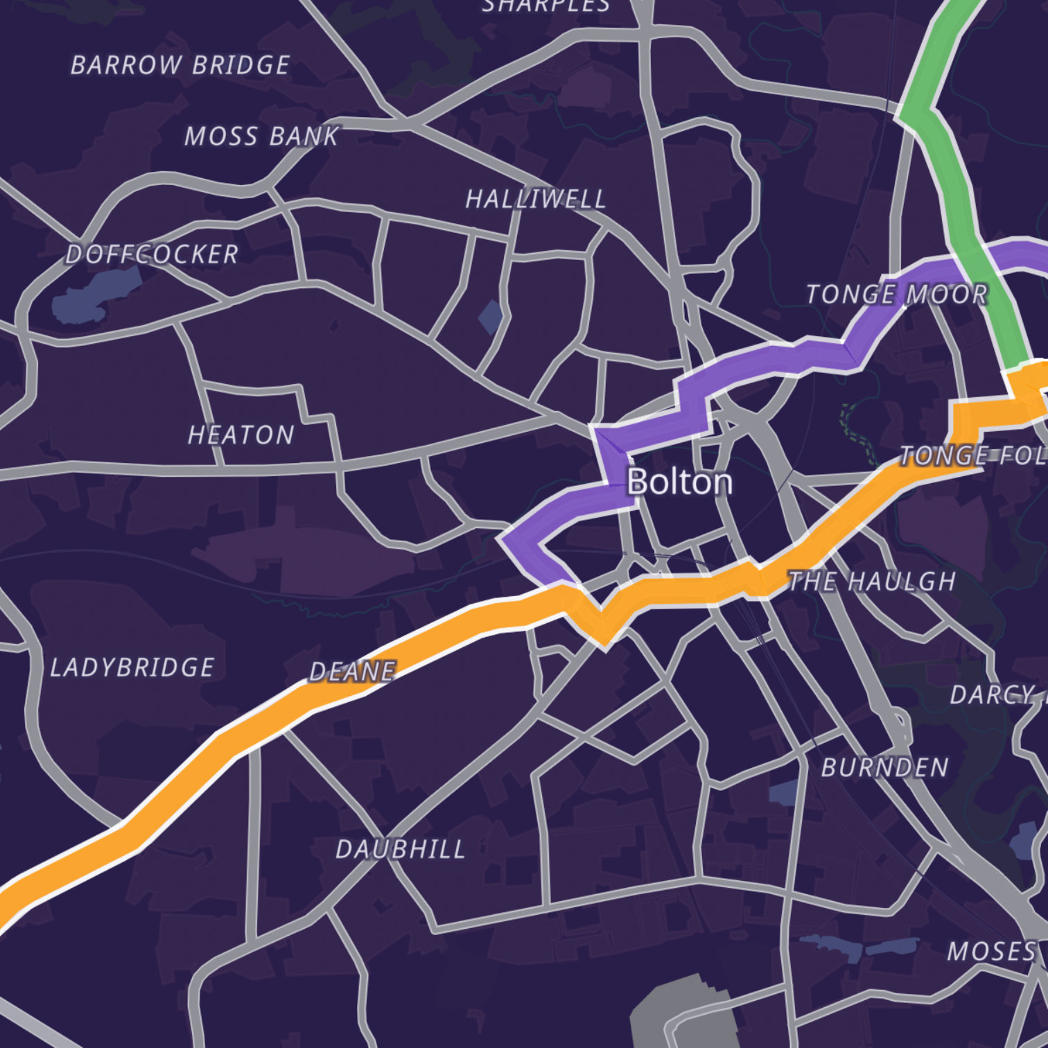 Map itinerary