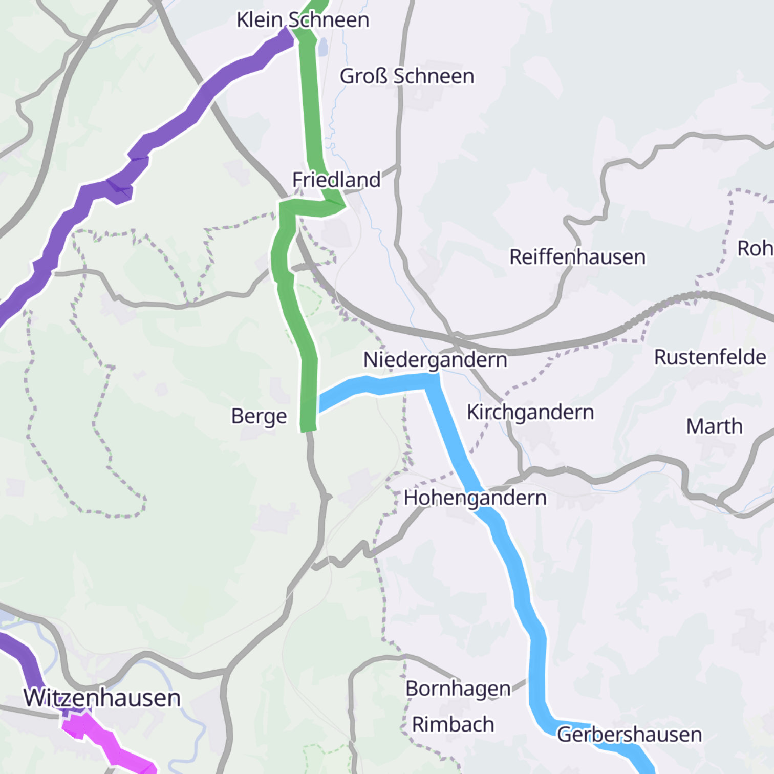 Map itinerary