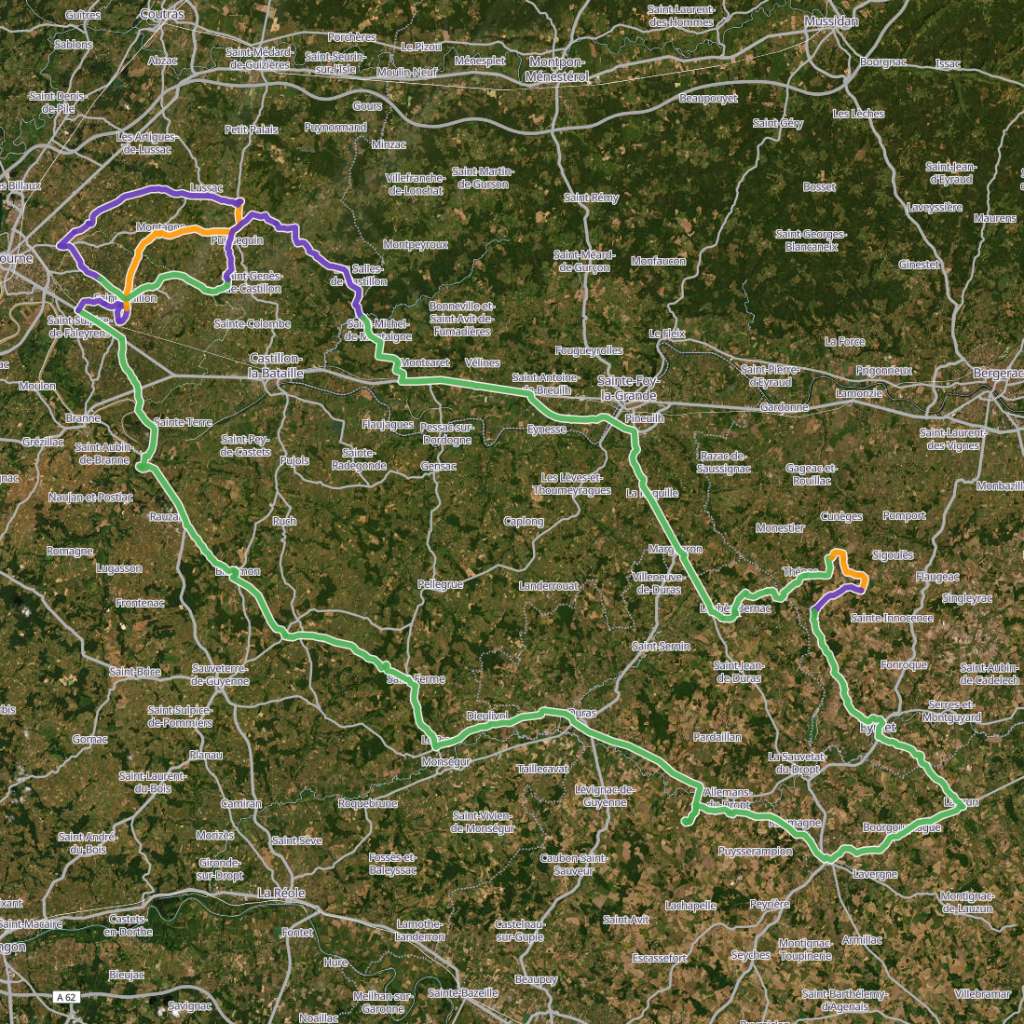 Map itinerary