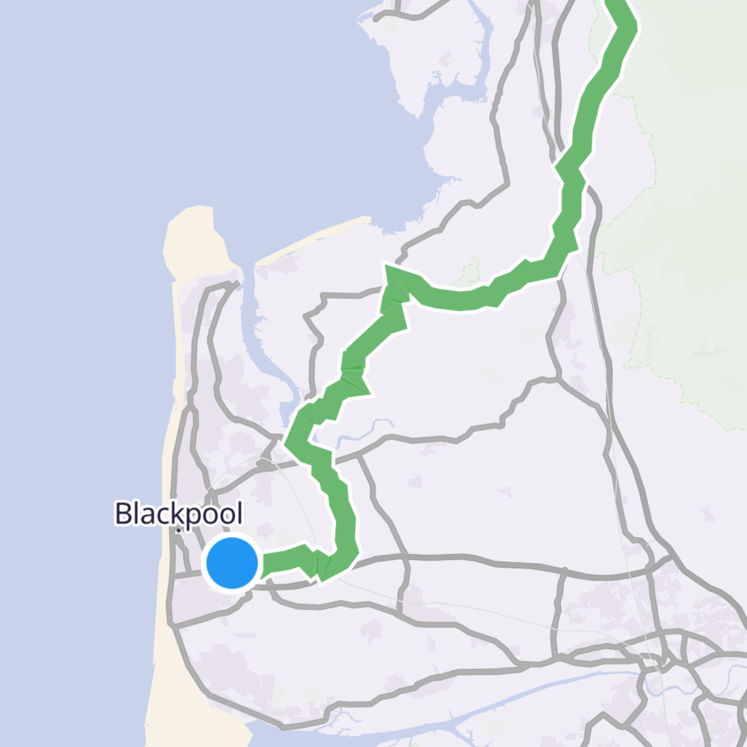 Map itinerary