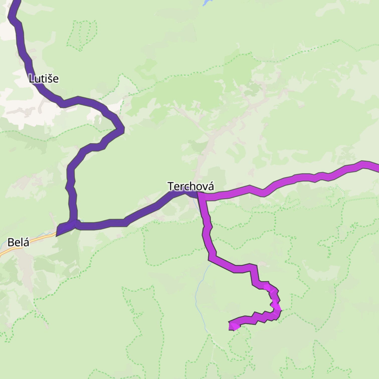 Map itinerary