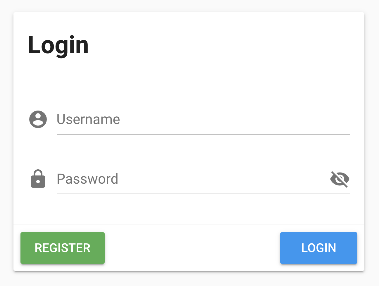 Login Module Preview