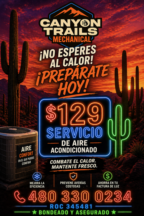 $129 Servicio De Aire