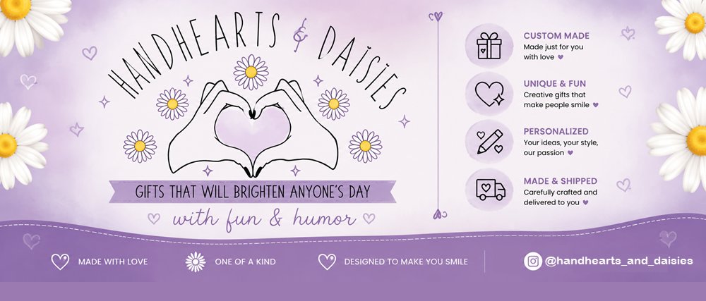 Hand Hearts & Daisies