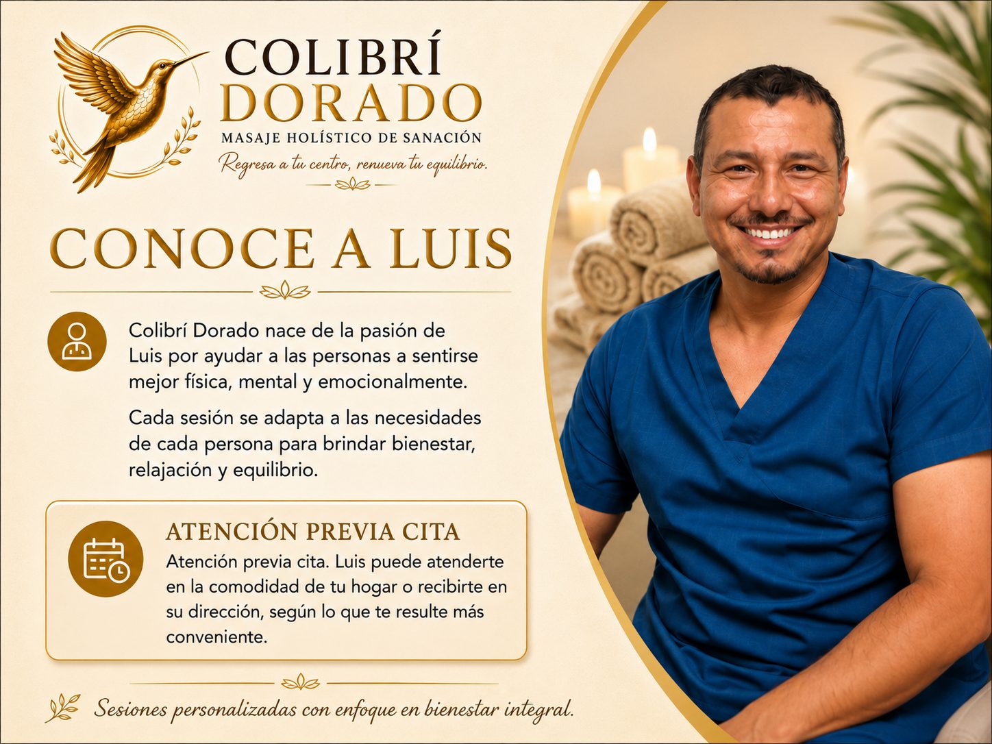 Colibri Dorado Masaje Holístico